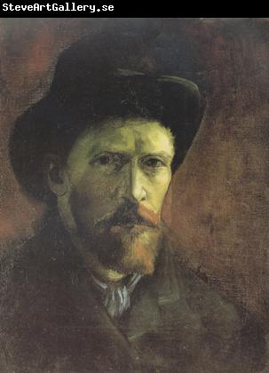 Vincent Van Gogh Self-portrait with Dark Felt Hat (nn04)